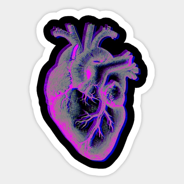 Neon Heart Sticker by tsterling